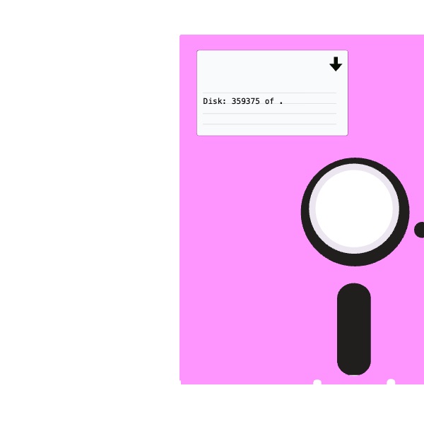 save icon, a generative piece